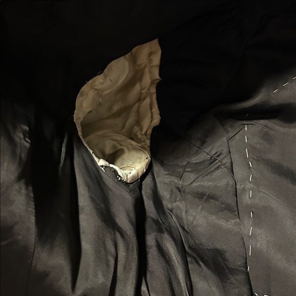 Women's Black Tailcoat Jacket wool blend black - Picture 15 of 17